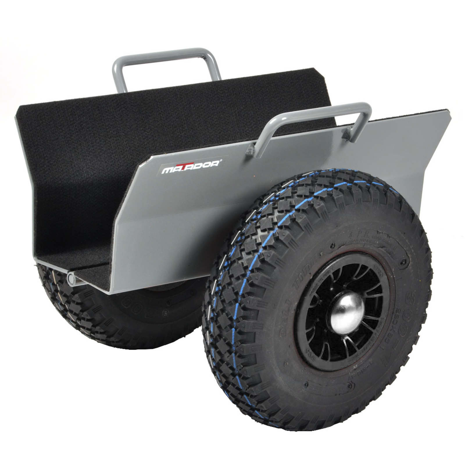 Rouleur porte panneaux 125 mm avec roues pneumatiques MATADOR - 12698