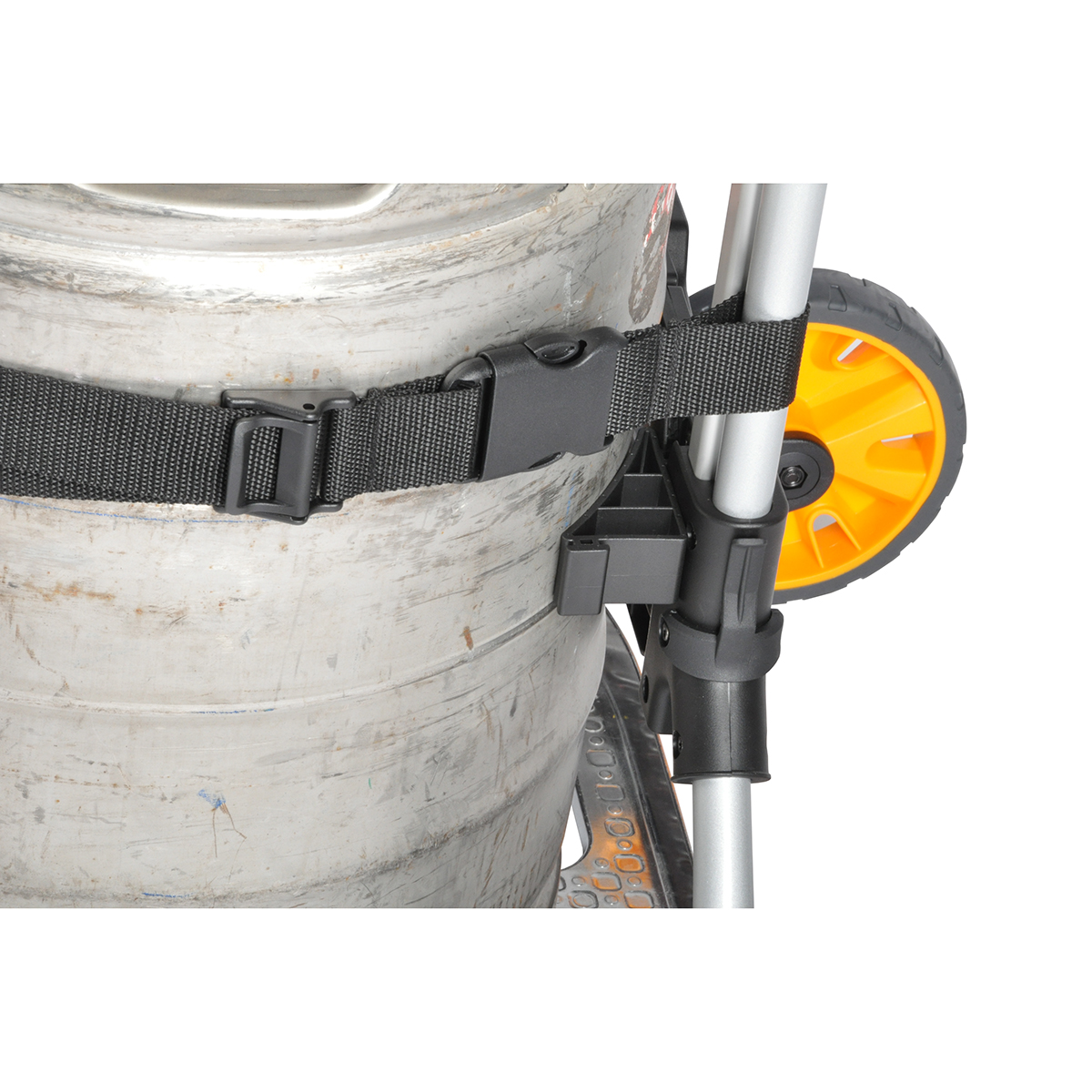 Diable pliant pour fut ou bouteille MATADOR aluminium 150 kg GH-150 Plus avec sangle - 13937