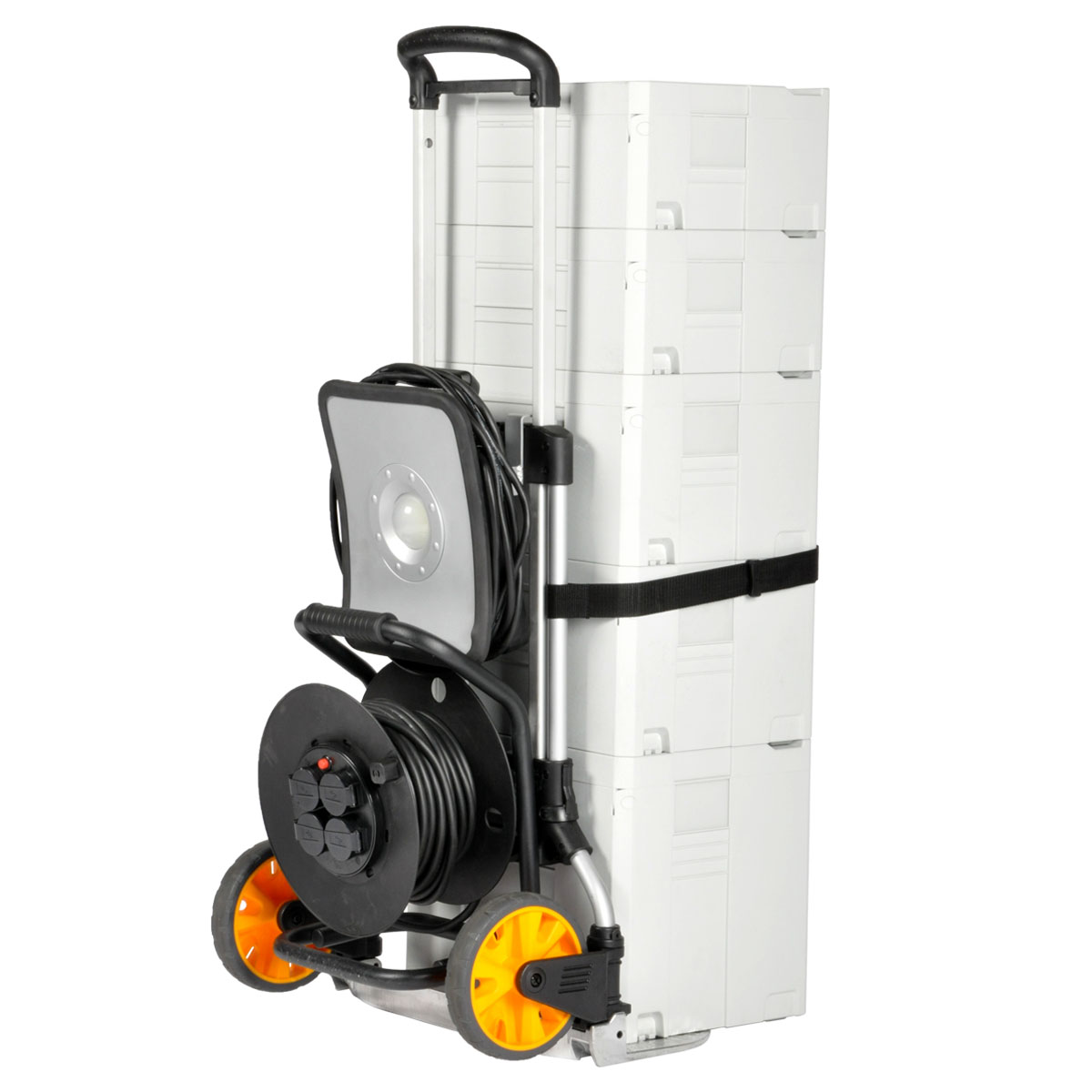 Diable pliant pour fut ou bouteille MATADOR aluminium 150 kg GH-150 Plus avec sangle - 13937