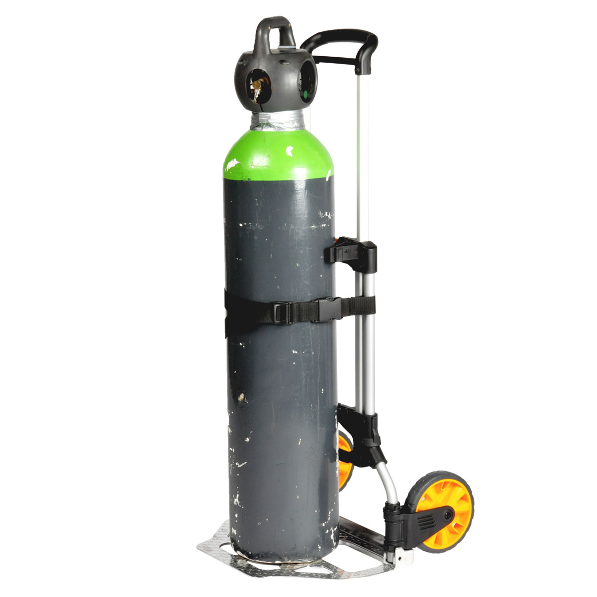 Diable pliant pour fut ou bouteille MATADOR aluminium 150 kg GH-150 Plus avec sangle - 13937