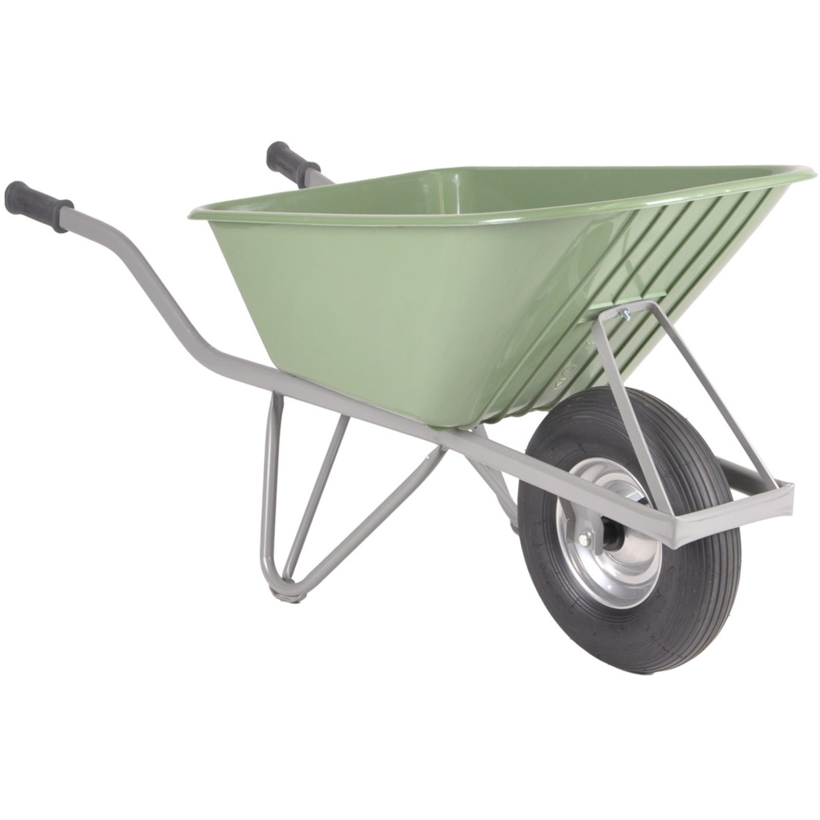 Brouette NOKA basic L avec bac en PEHD vert MATADOR - 15067