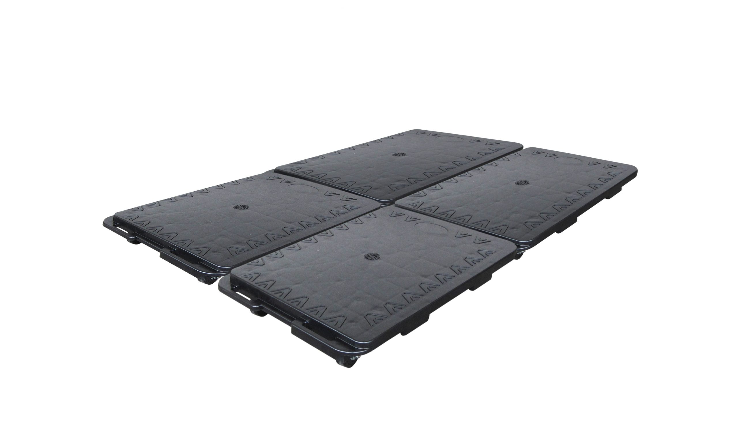 Plateau mobile noir emboitable MATADOR Dolly MD-480, roues en NBR - 15740