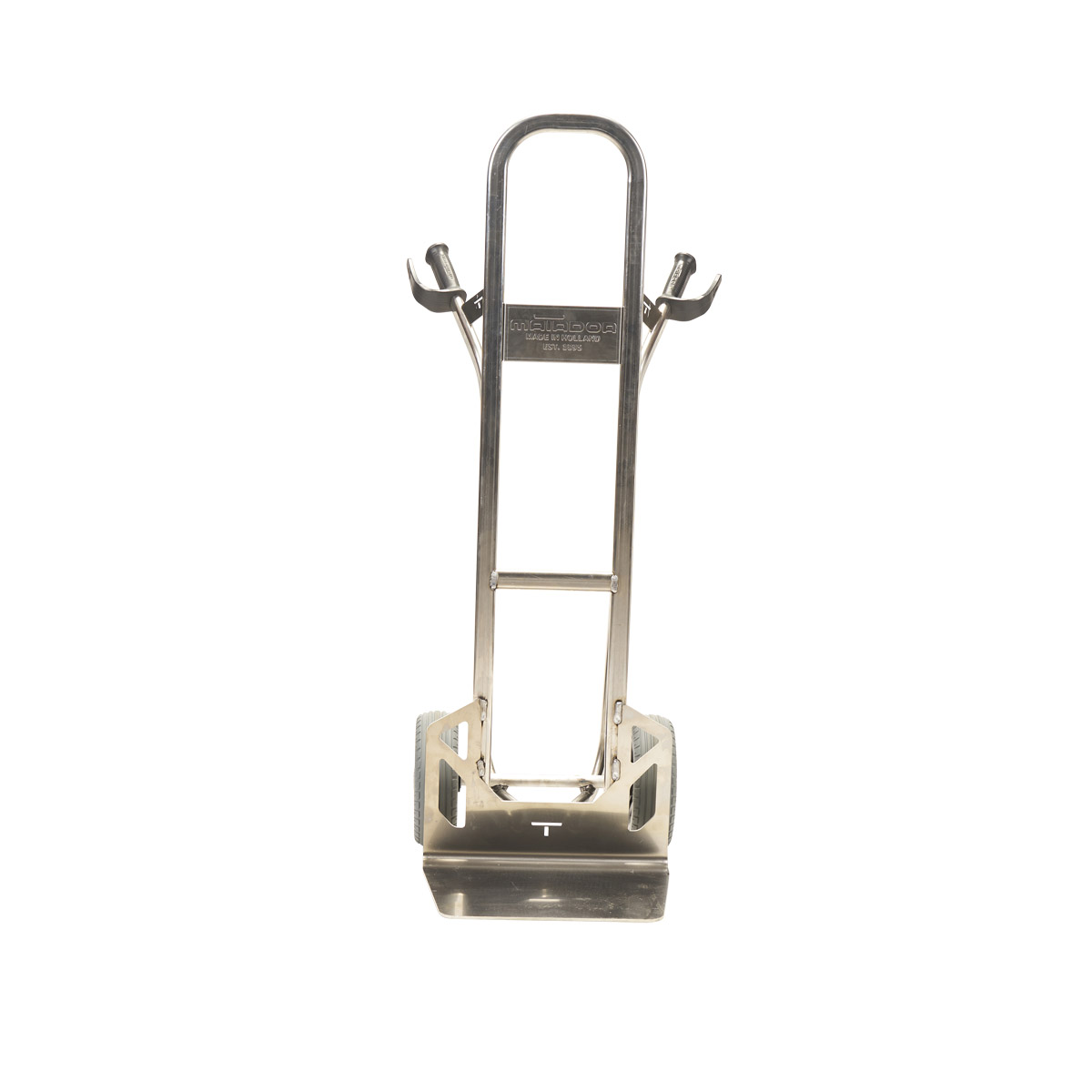 Diable aluminium MATADOR a tablier surélevé, bavette 450x300mm - 17939