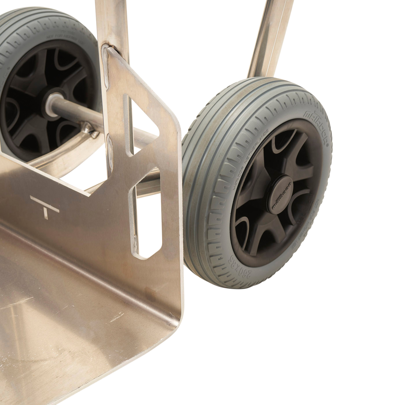 Diable aluminium MATADOR charge 350 kg M-NST-250 avec roues increvables - 18779