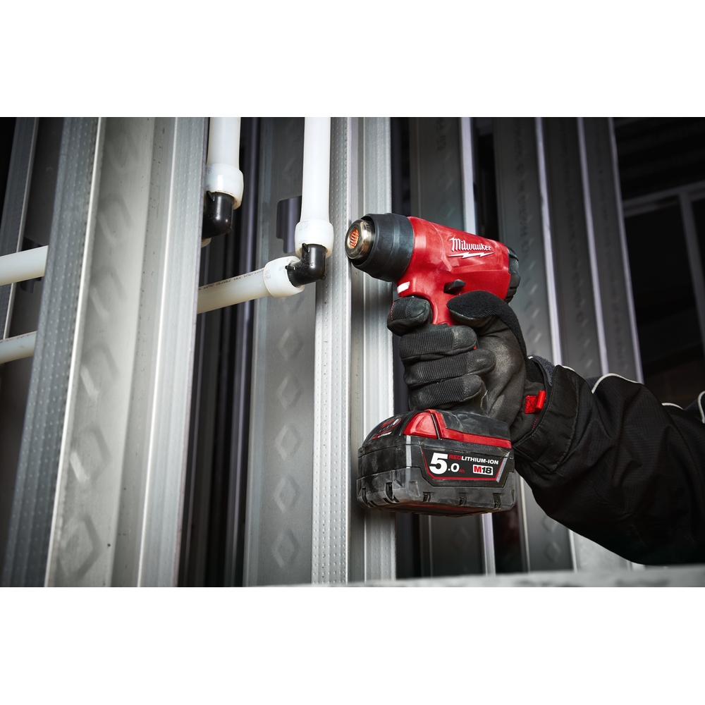 Décapeur Thermique MILWAUKEE 18V 5,0 Ah 470° livré sans batteries ni chargeur en carton M18 BHG-0 - 4933459771