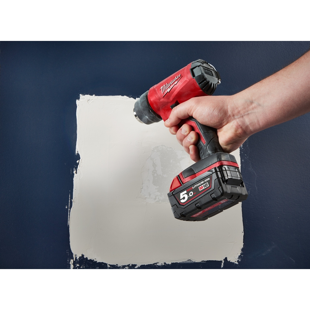 Décapeur Thermique MILWAUKEE 18V 5,0 Ah 470° livré sans batteries ni chargeur en carton M18 BHG-0 - 4933459771