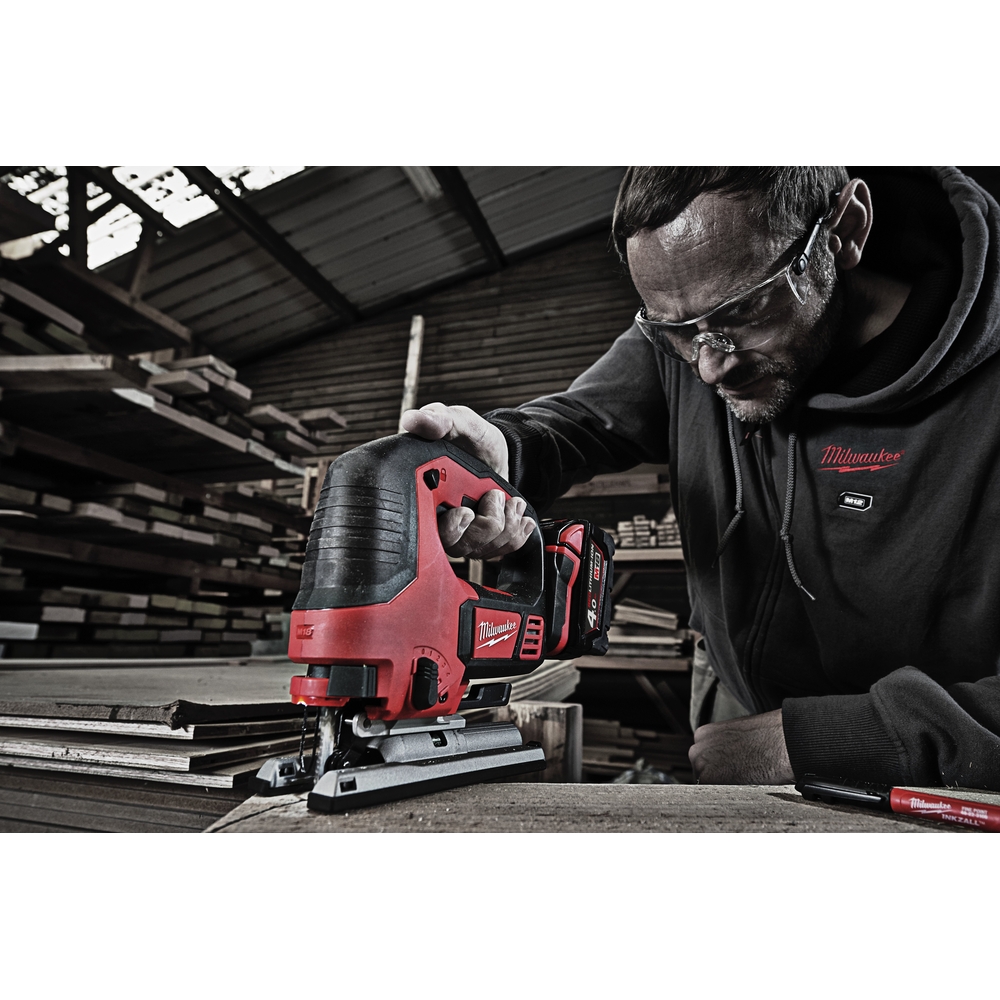 Scie Sauteuse MILWAUKEE 18 V livrée sans batteries ni chargeur en carton M18 BJS-0 - 4933451391