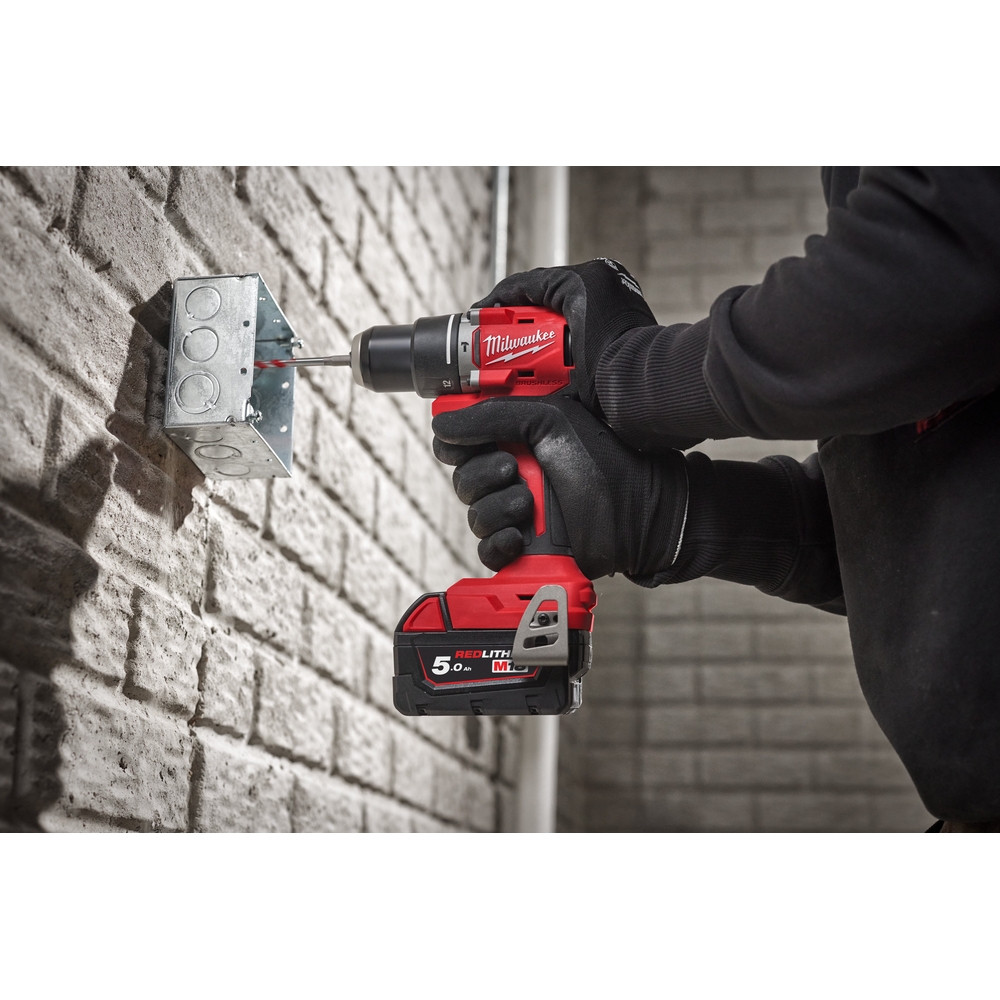 PERCEUSE PERCUSSION 18 VOLTS 4AH BRUSHLESS 60 NM - M18 BLPDRC-422C AVEC BATTERIES MILWAUKEE - 4933492825