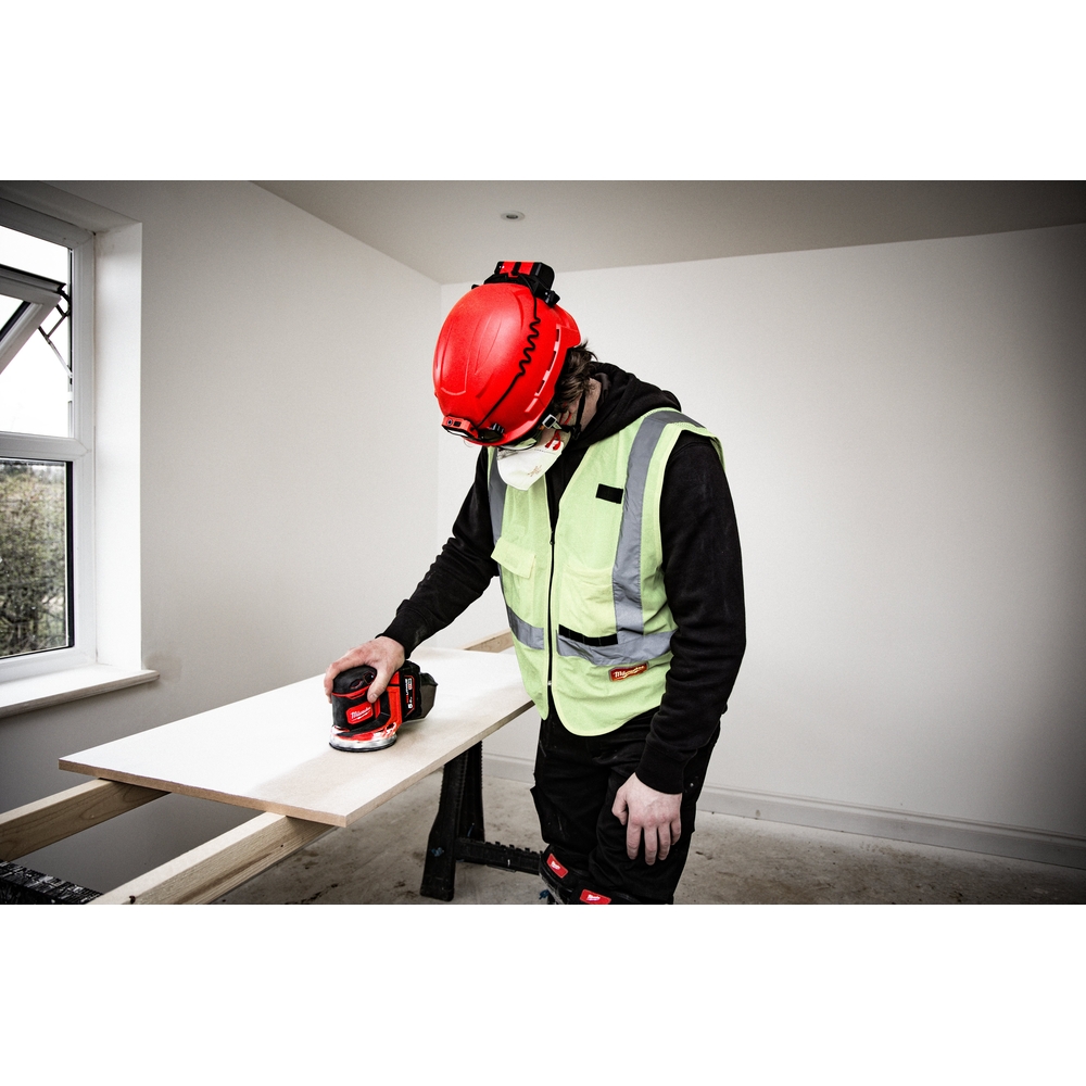 Ponceuse orbitale 125mm MILWAUKEE M18 BOS125-0 18V sans batterie - 4933464228