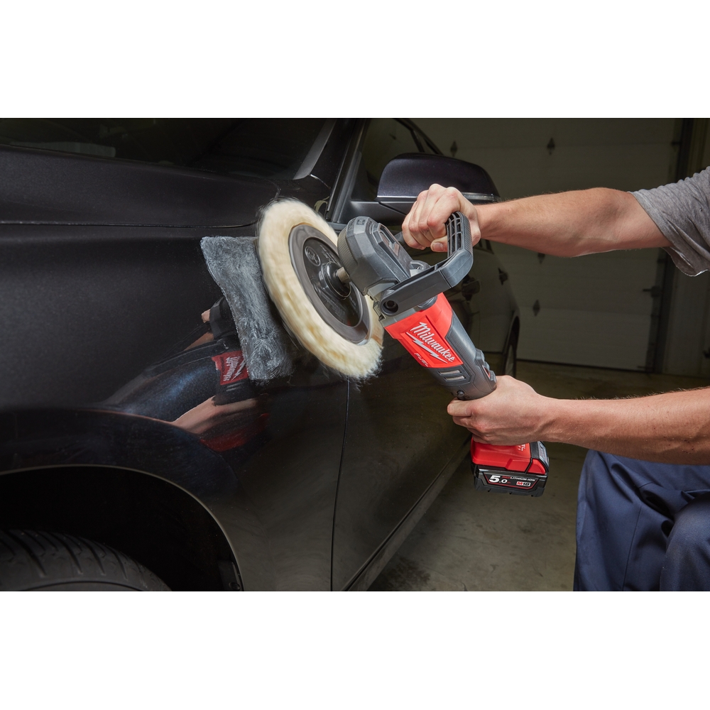 Polisseuse MILWAUKEE FUEL 18V 180 mm livrée sans batteries ni chargeur en carton M18 FAP180-0 - 4933451549