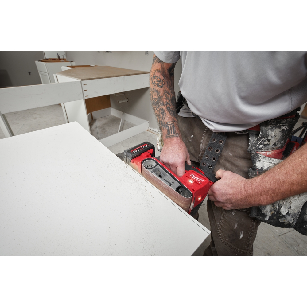 Ponceuse à bande 75mm 18V bande abrasive de rechange sans batterie ni chargeur MILWAUKEE - 4933479614