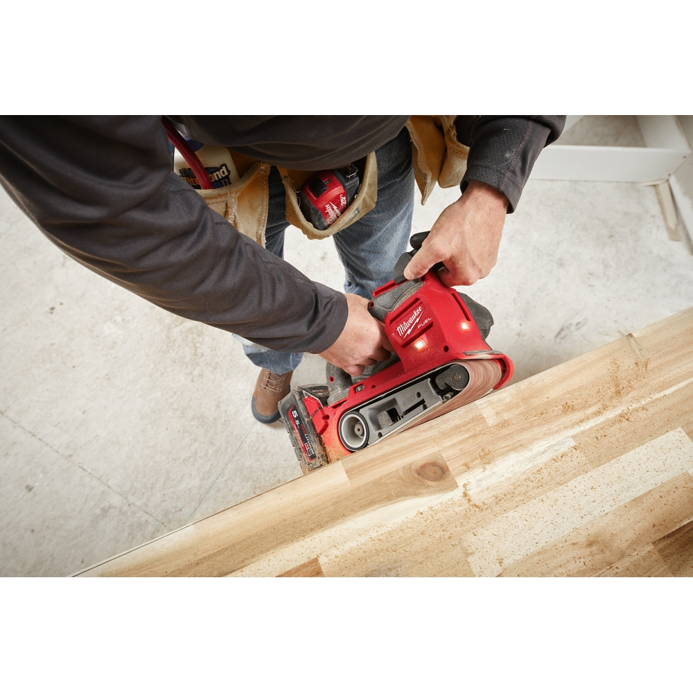 Ponceuse à bande 75mm 18V bande abrasive de rechange sans batterie ni chargeur MILWAUKEE - 4933479614