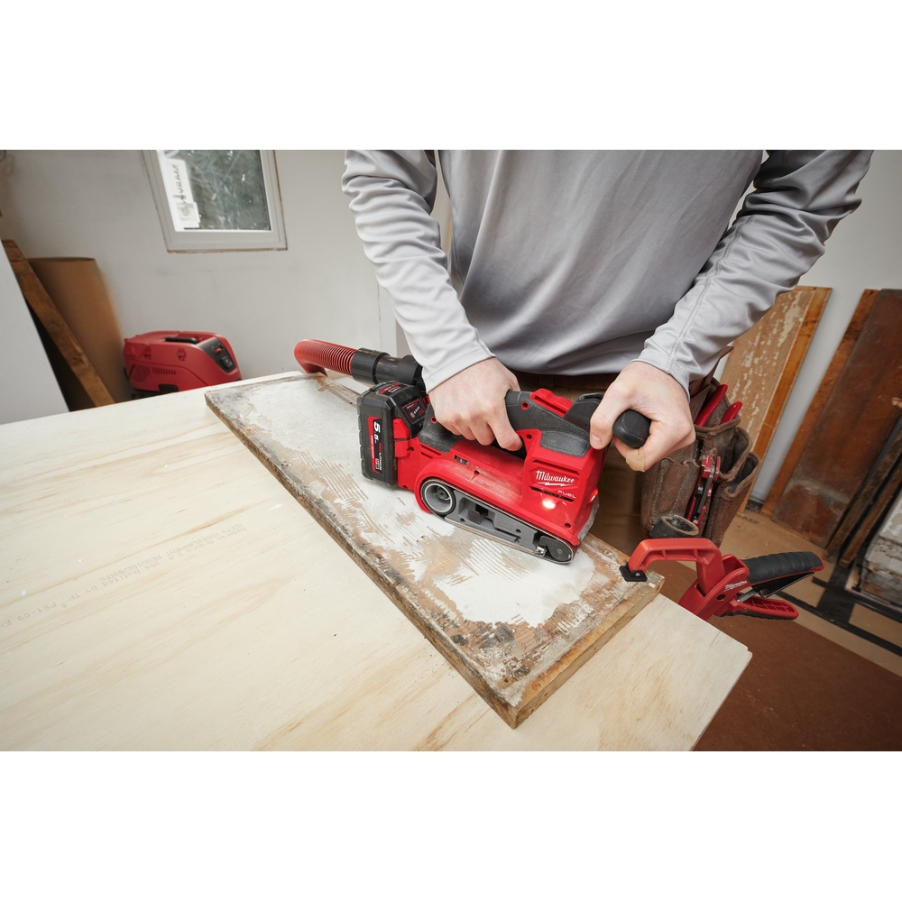 Ponceuse à bande 75mm 18V bande abrasive de rechange sans batterie ni chargeur MILWAUKEE - 4933479614