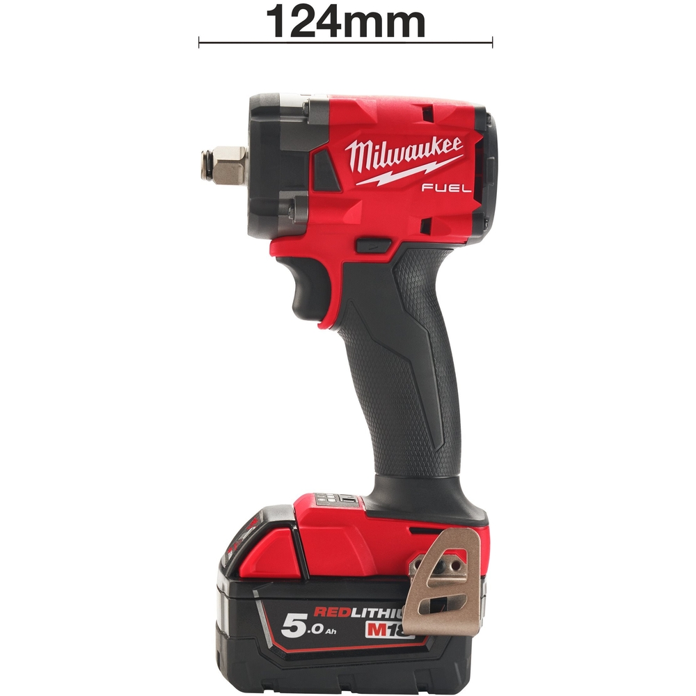 BOULONNEUSE À CHOCS MILWAUKEE COMPACTE 1/2' M18 FIW2F12-502X - 4933478444