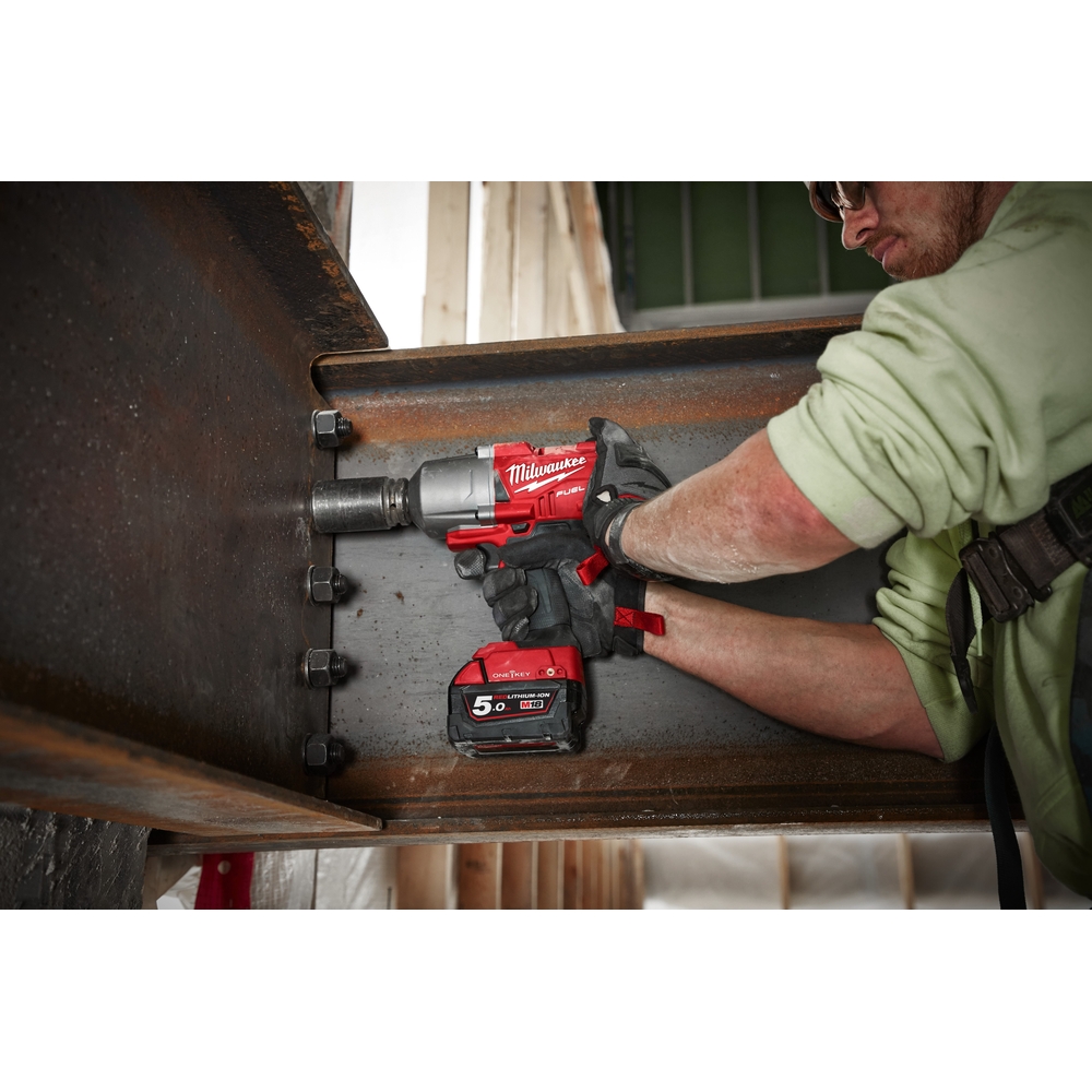 Boulonneuse à Chocs MILWAUKEE M18 FHIWP12-502X FUEL ONE KEY 18V 5,0 Ah - 4933459726