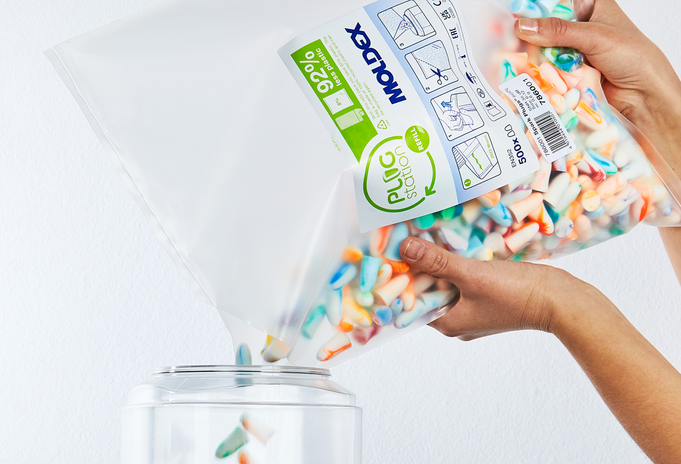 BOUCHONS D'OREILLE PURA-FIT - LOT DE 200 - MOLDEX - 770001