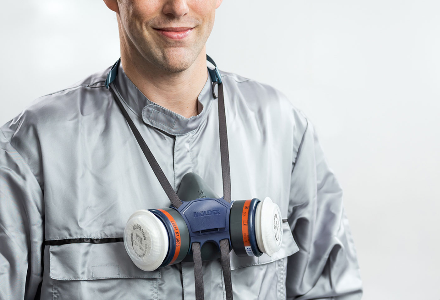 DEMI-MASQUES AVEC FILTRES 7000 SILICONE - TAILLE M - MOLDEX - 700501