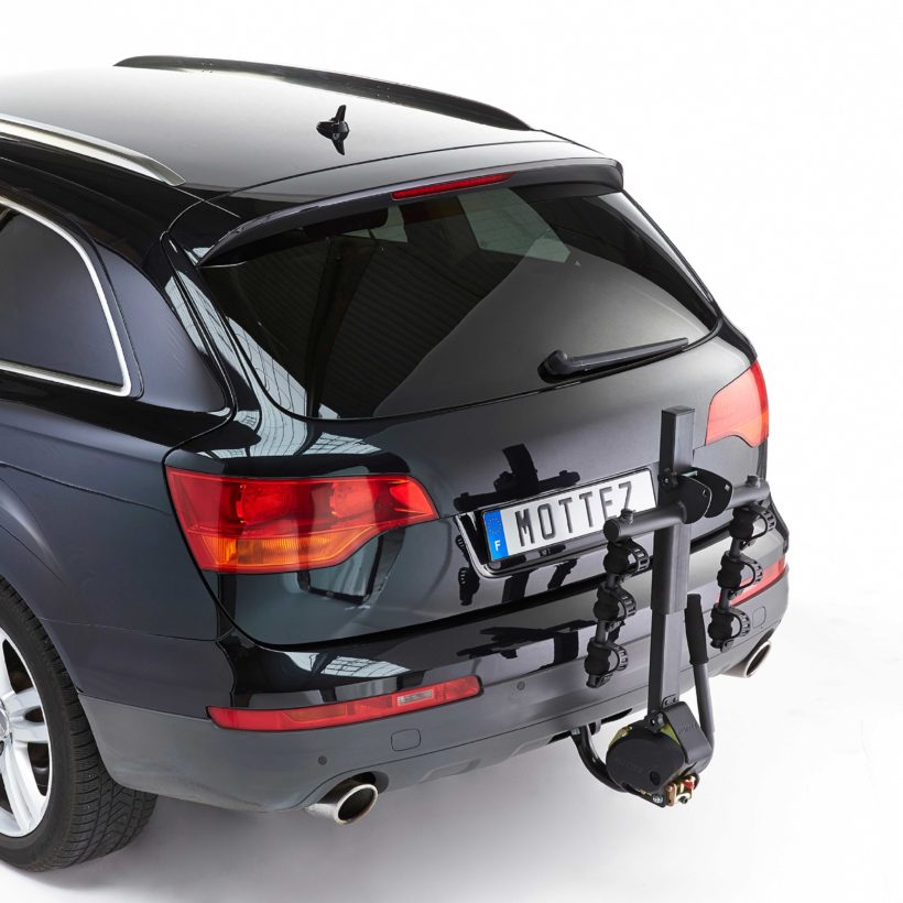 Porte-vélo attelage suspendu 3 vélos rabattable - MOTTEZ - A009P3RA