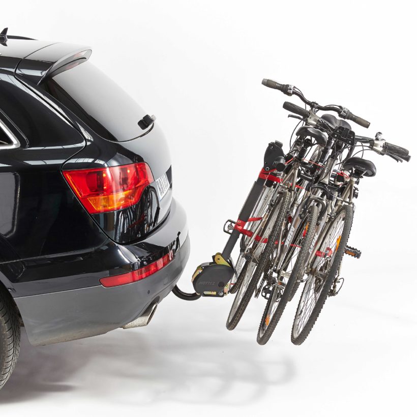 Porte-vélo attelage suspendu 3 vélos rabattable - MOTTEZ - A009P3RA