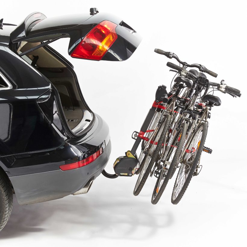 Porte-vélo attelage suspendu 3 vélos rabattable - MOTTEZ - A009P3RA