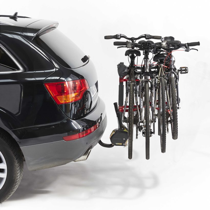 Porte-vélo attelage suspendu 4 vélos rabattable - MOTTEZ - A009P4RA