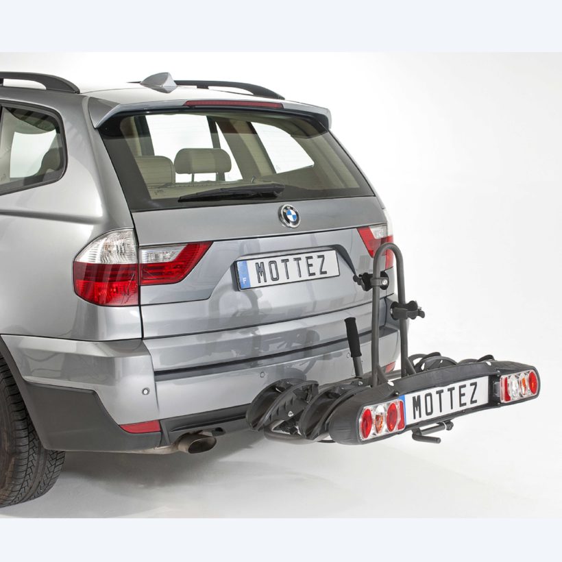 Plateforme 2 vélos pliable et rabattable PLATINIUM - MOTTEZ - A021P2RA