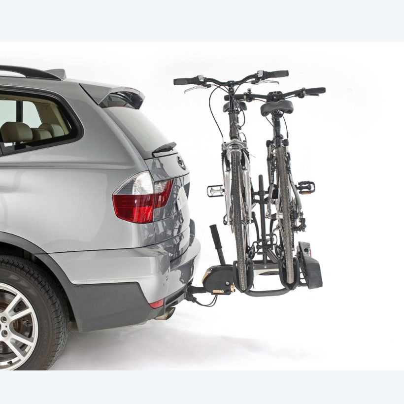 Plateforme 2 vélos pliable et rabattable PLATINIUM - MOTTEZ - A021P2RA