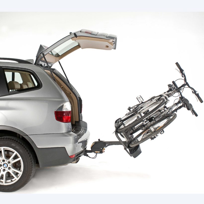 Plateforme 2 vélos pliable et rabattable PLATINIUM - MOTTEZ - A021P2RA