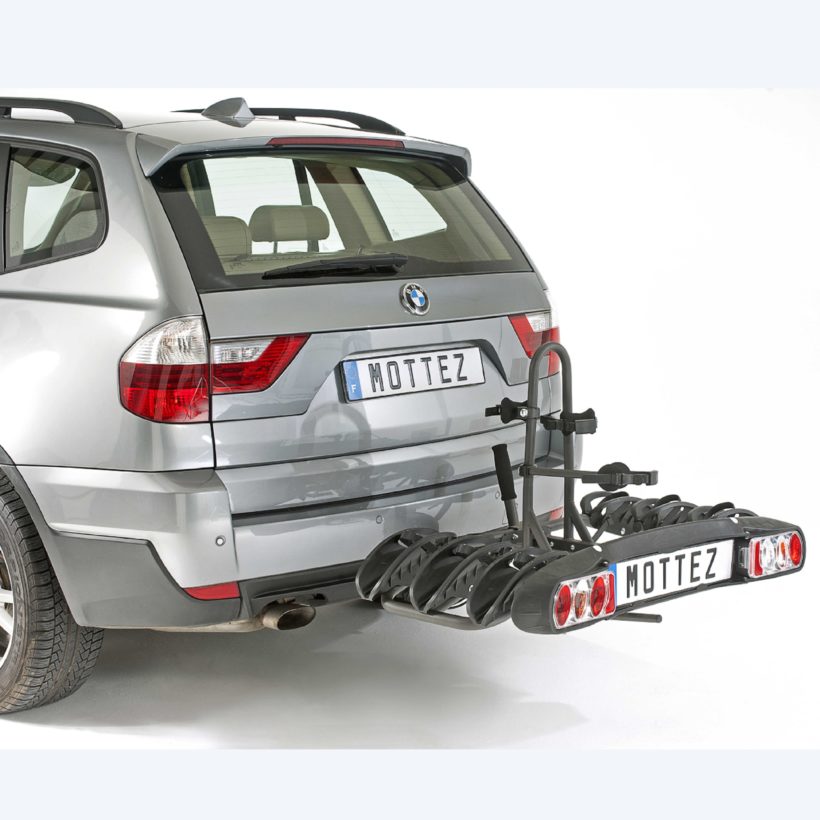 Plateforme 3 vélos pliable et rabattable PLATINIUM : APOLLON 3 - MOTTEZ - A021P3RA