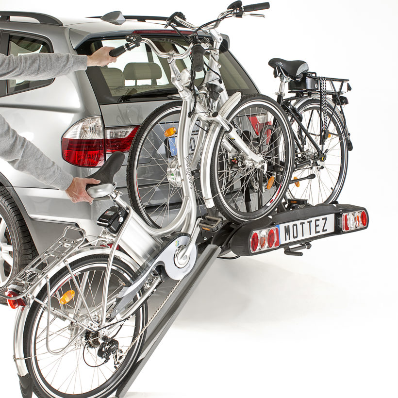 Porte-vélo 2 vélos électriques sur plateforme - MOTTEZ - A028P2