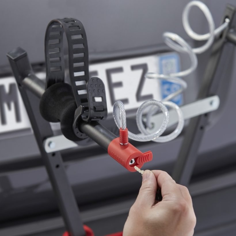 Porte-vélo 1 vélo électrique suspendu sur attelage - MOTTEZ - A031P1ELEC