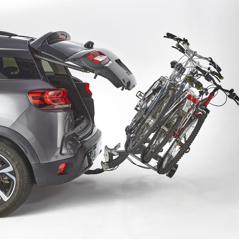 Porte-vélo 3 vélos sur attelage rabattable PREMIUM - Diane 3 - V2 - MOTTEZ - A040P3RA