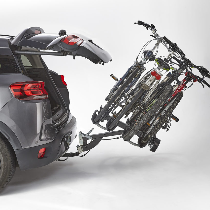 Porte-vélo 4 vélos sur attelage rabattable PREMIUM - Diane 4 - V2 - MOTTEZ - A040P4RA