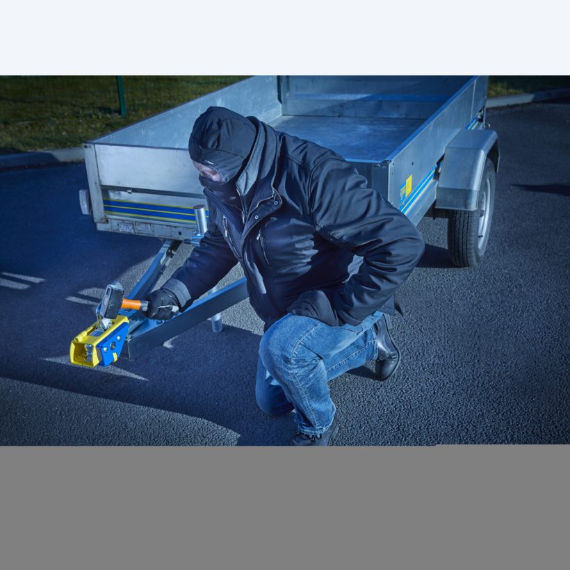 Antivol remorque avec cadenas « caréné » - MOTTEZ - A073B