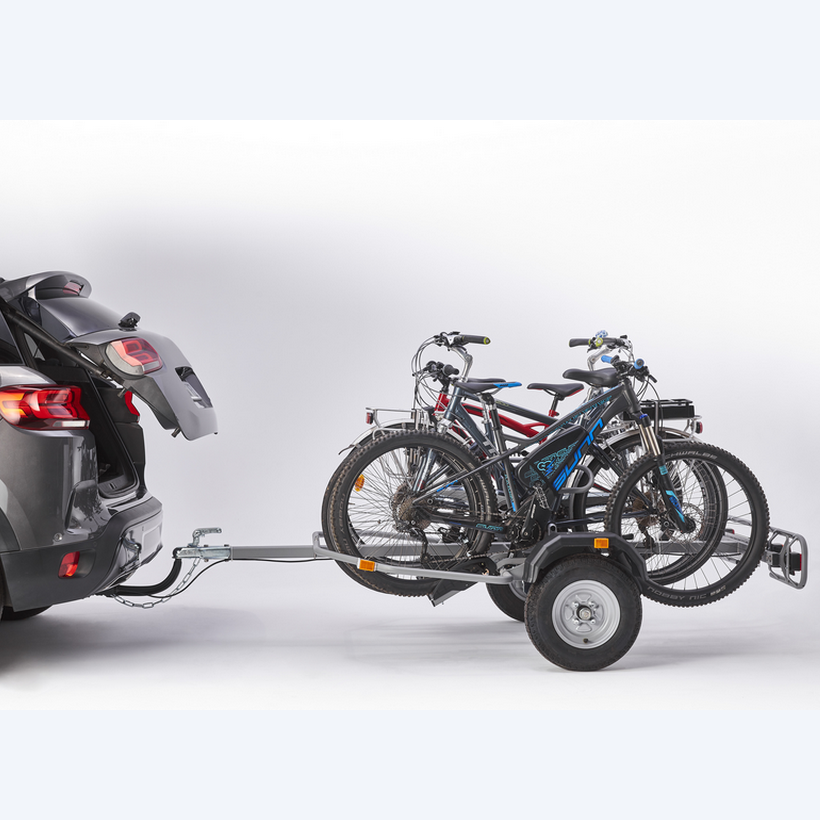 Remorque 4 vélos électriques sur attelage - MOTTEZ - A144V4ELEC