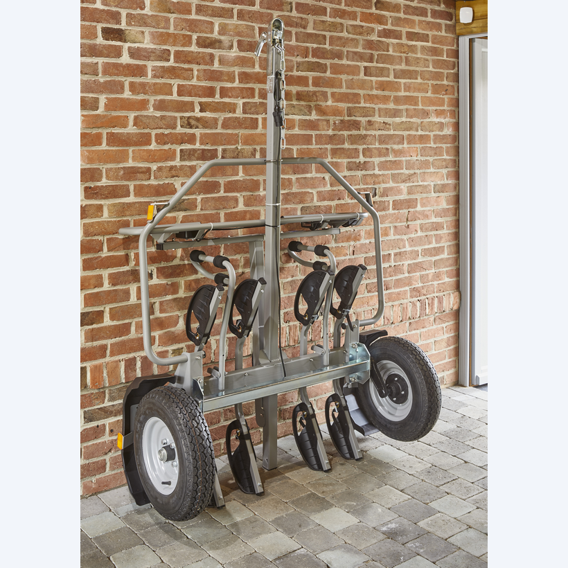 Remorque 4 vélos électriques sur attelage - MOTTEZ - A144V4ELEC