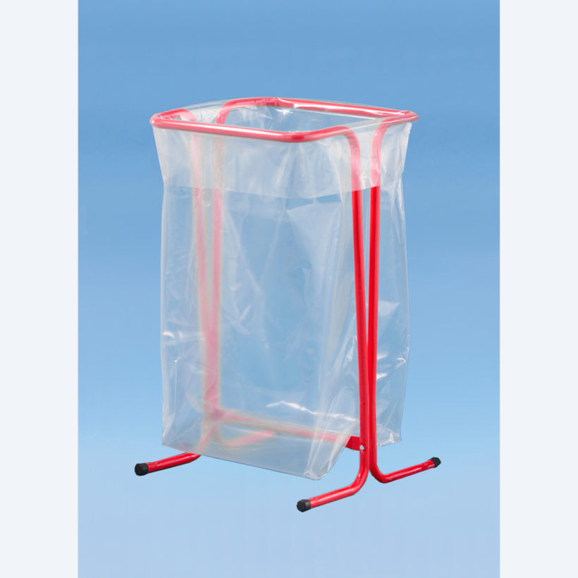 Support Sac Poubelle 100-110 Litres Rouge  - MOTTEZ - B015CNMRG