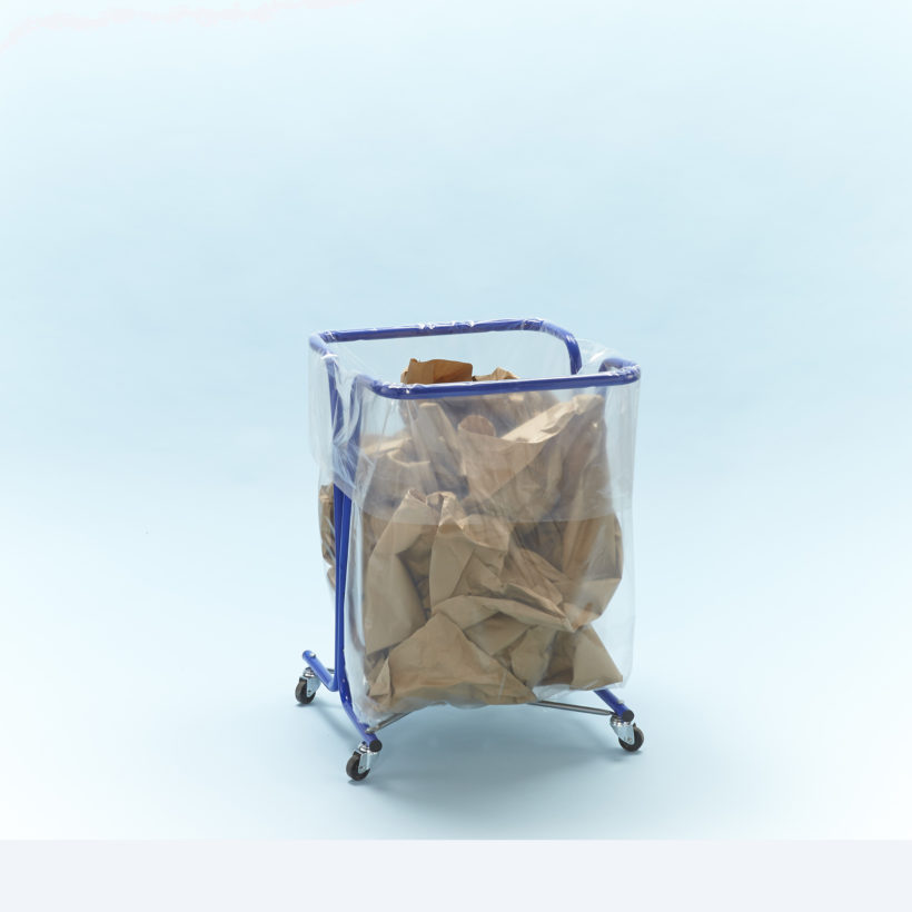 Support Sac Poubelle 240 Litres Avec Roulettes - MOTTEZ - B016C240