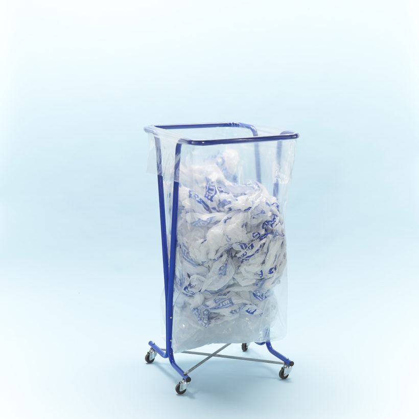 Support Sac Poubelle 400 Litres Avec Roulettes - MOTTEZ - B016C400