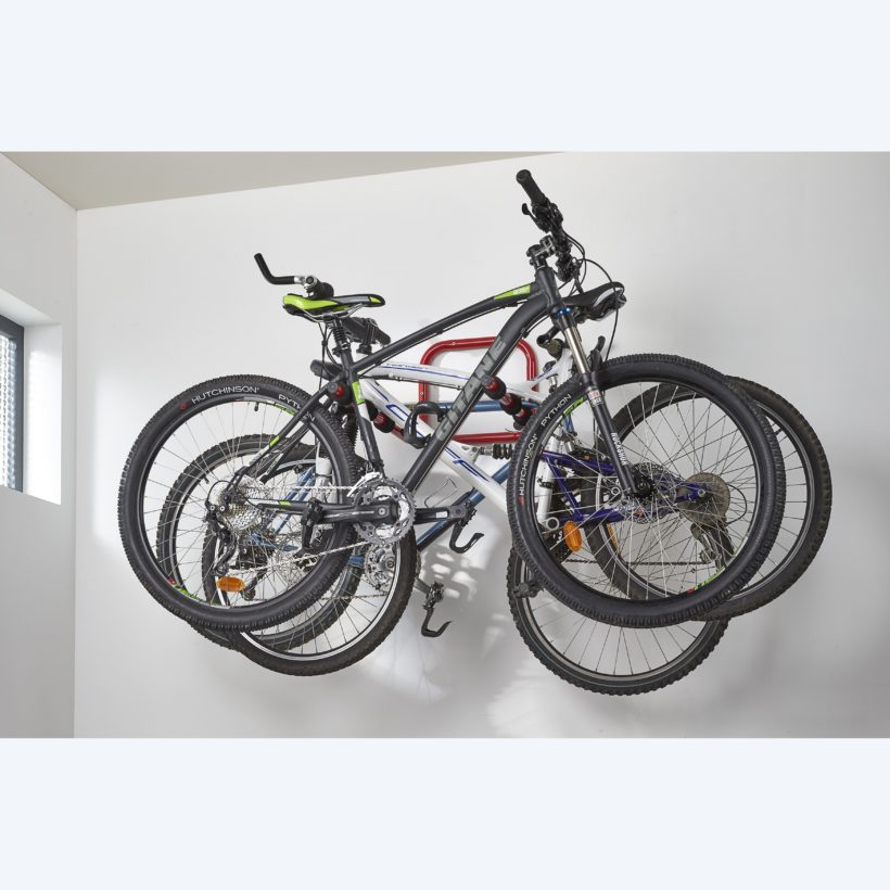 Support mural et rabattable 3 vélos ou multi-usage  - MOTTEZ - B053Q3RA