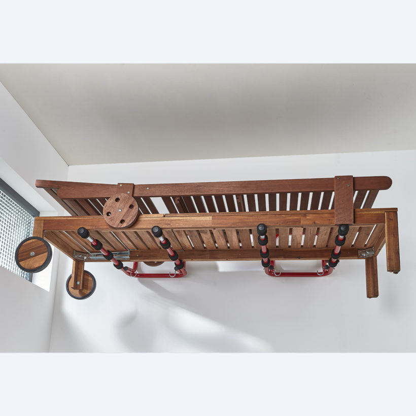  Support mural et rabattable 3 vélos ou multi-usage  - MOTTEZ - B053Q3RA