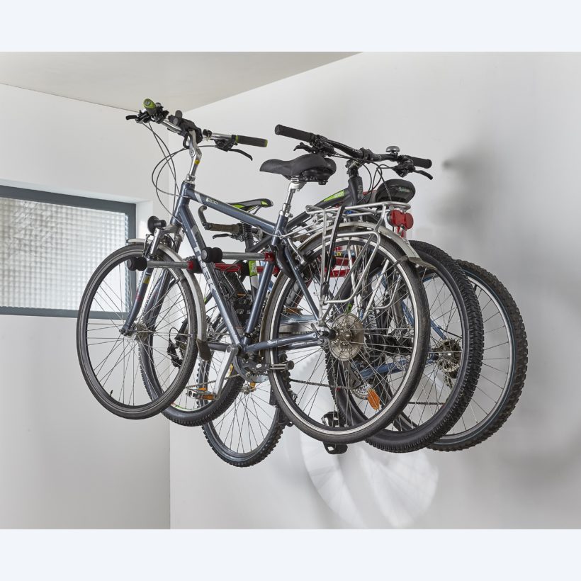 Support mural et rabattable 4 vélos ou multi-usage  - MOTTEZ - B053Q4RA