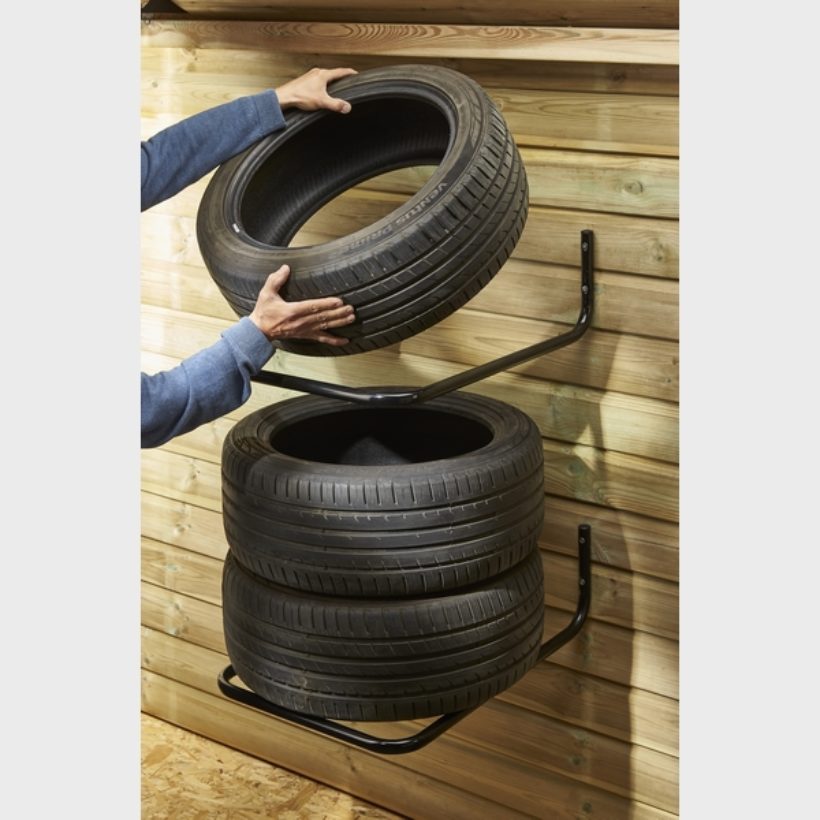 Support range 2 pneus mural  - MOTTEZ - B057Q1