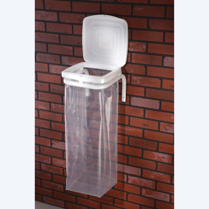 Support Sac Poubelle Mural + Couvercle - MOTTEZ - B066F