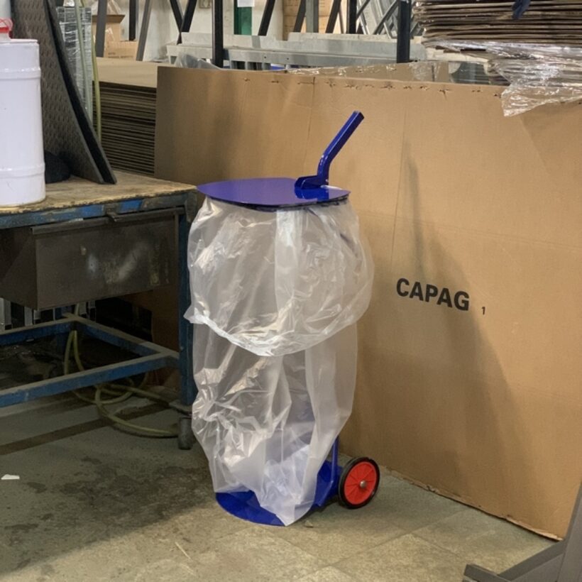 Support sac poubelle mobile - MOTTEZ - B077C