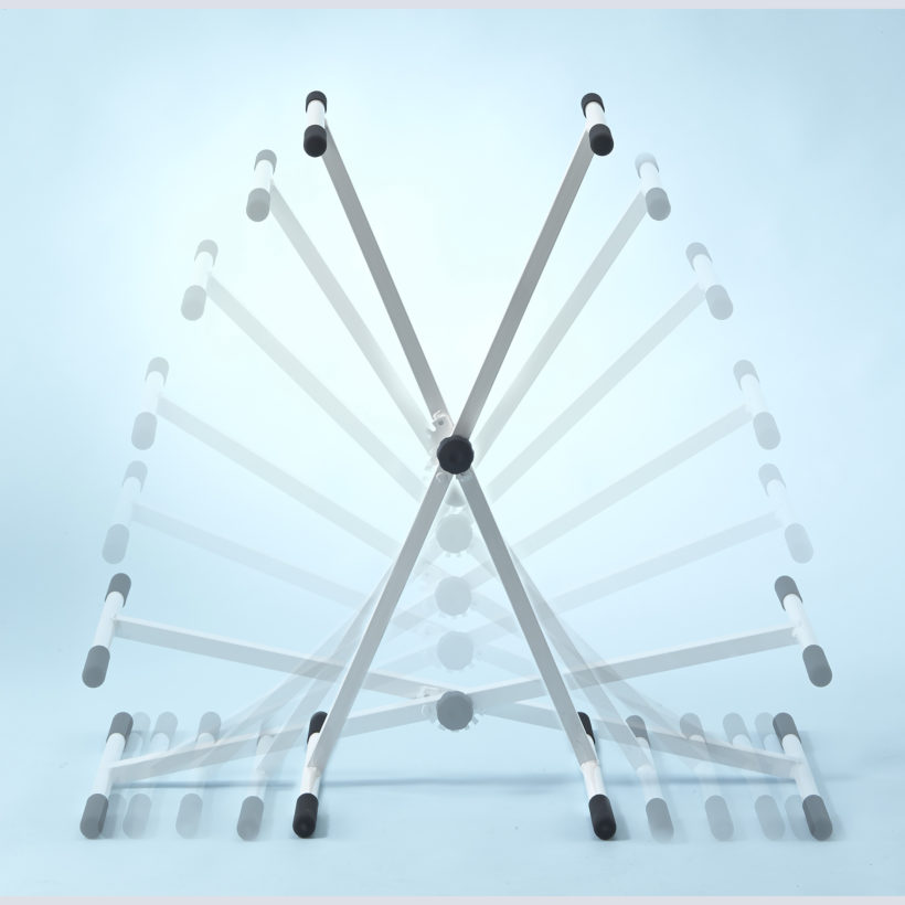 Tréteau en X blanc - MOTTEZ - B118VBC