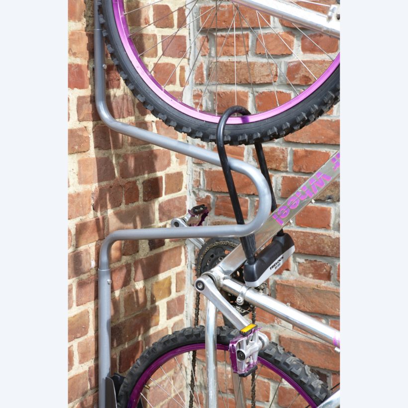 Range vélo mural individuel « antivol » - MOTTEZ - B123P