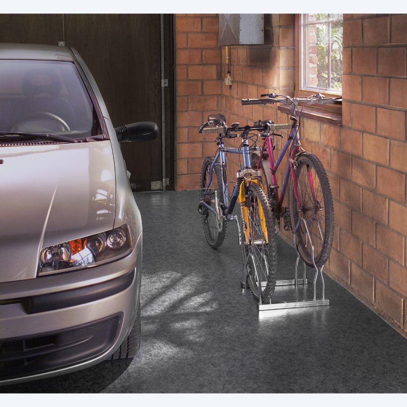 Râtelier 2 vélos sur 2 niveaux - MOTTEZ - B127V
