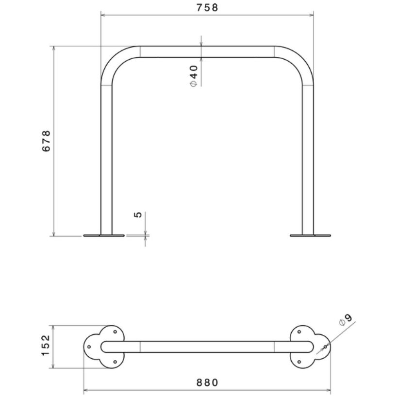 Lot de 2 ranges vélos platine modèle carré - MOTTEZ - B143C2CAR