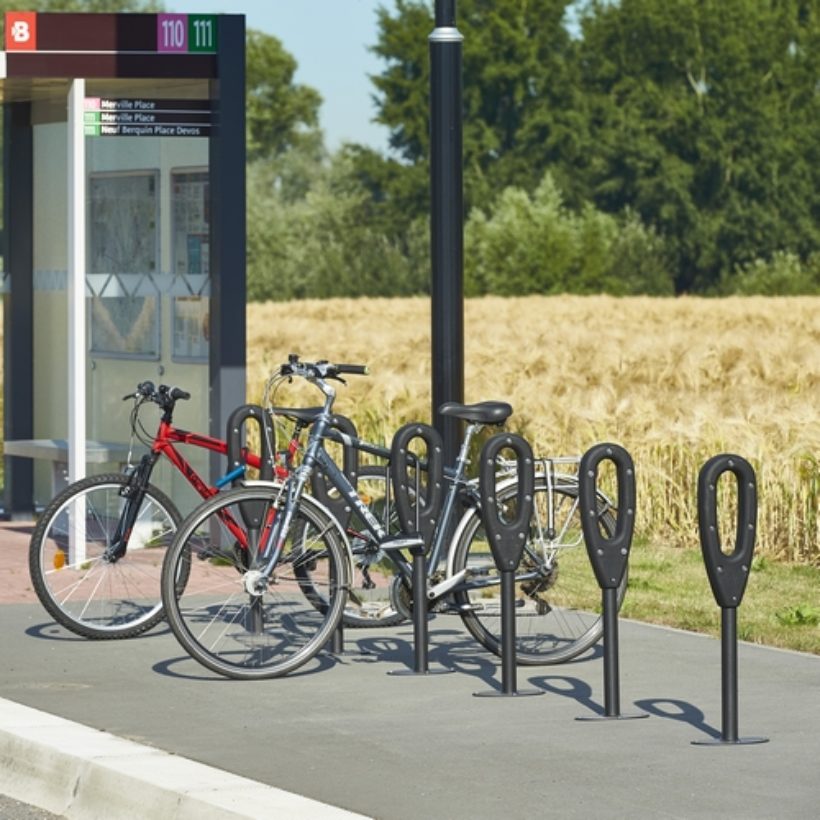  Poteau range 2 vélos  - MOTTEZ - B146S